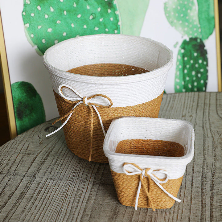 Decorative Woven Planter Kalsten
