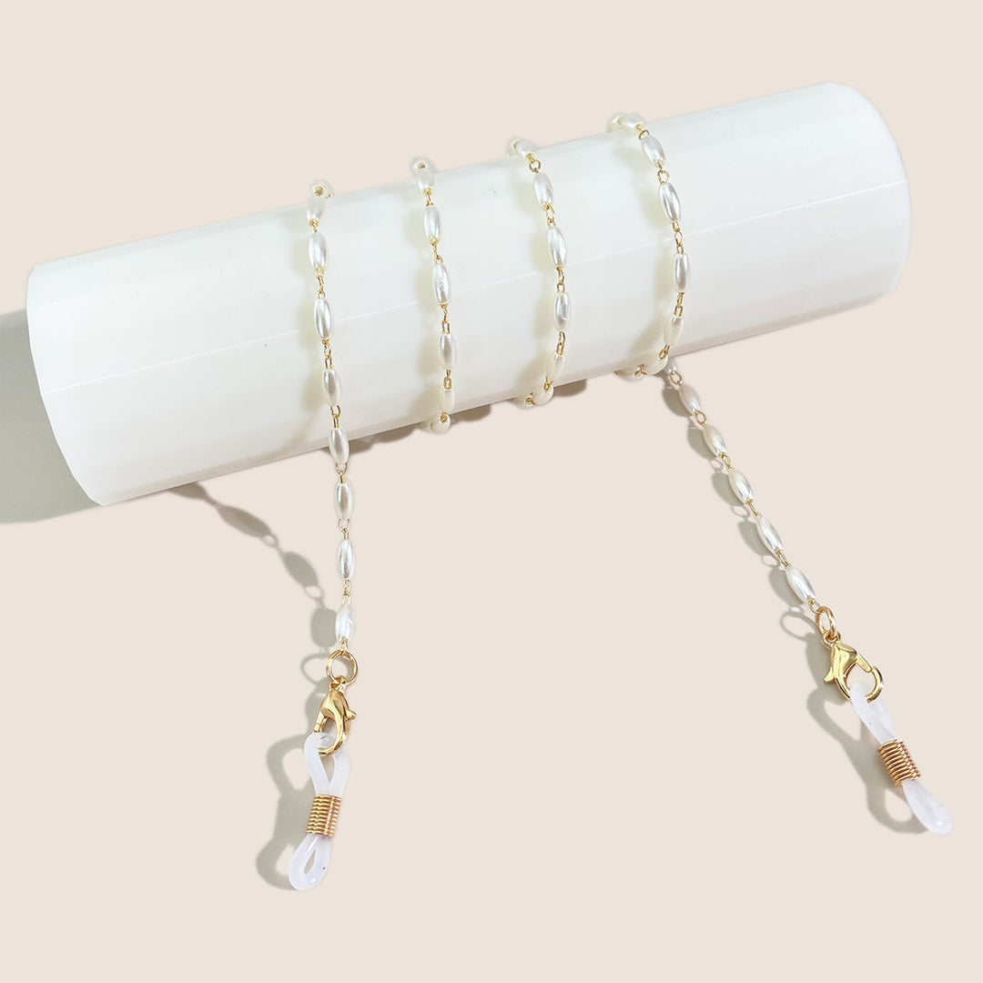 Pearl-Accented Eyewear Chain Kalsten