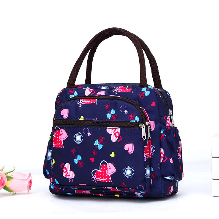 Cat Pattern Insulated Lunch Tote Kalsten