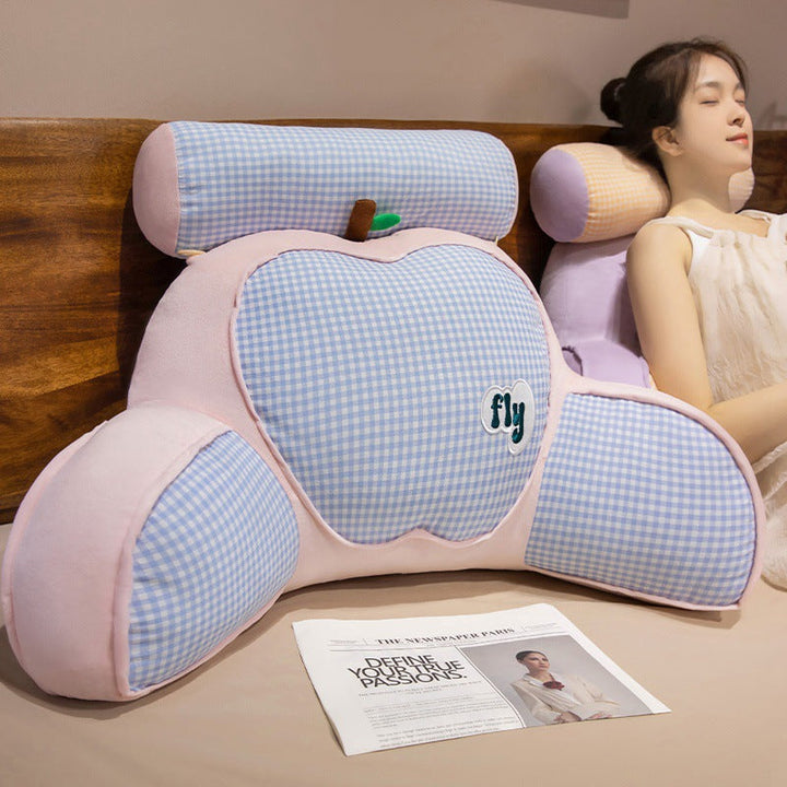 Comfortable support cushion with playful fruit design Kalsten