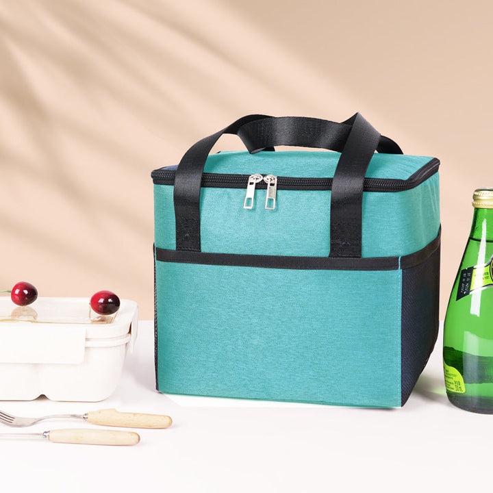 Insulated cooler bag with double-protected zipper Kalsten