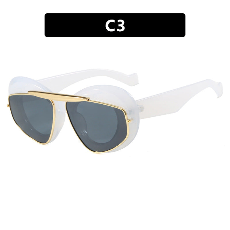 Women futuristic sunglasses with elegant frame Kalsten
