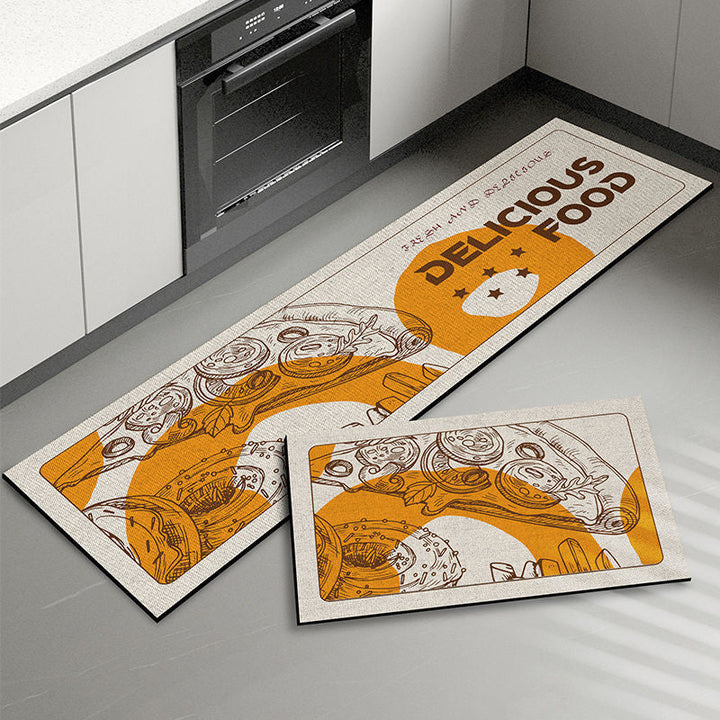 Food-Themed Kitchen Mat