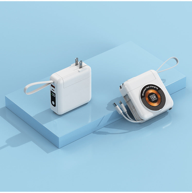 Portable charger with integrated wireless fast charging Kalsten