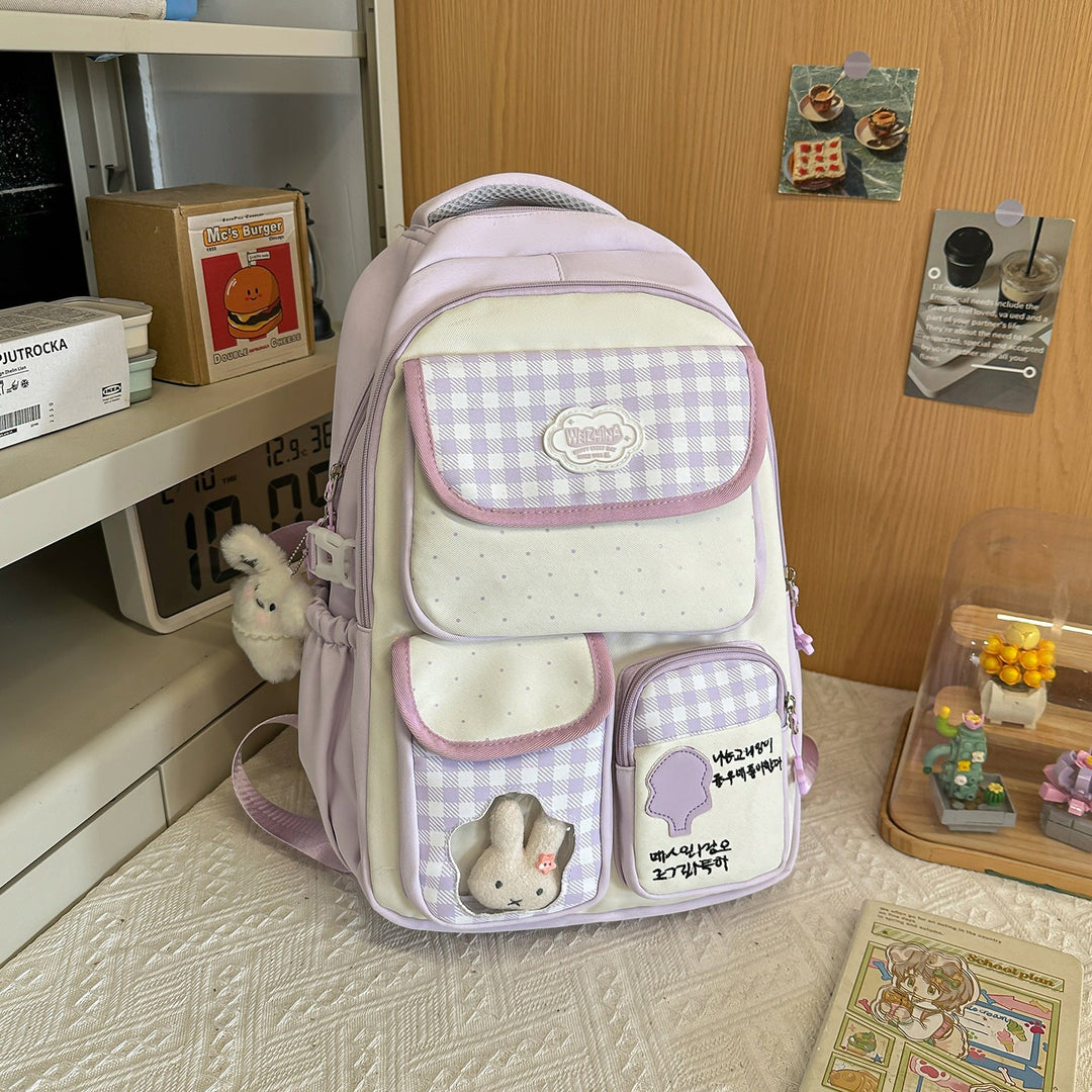 Children's Adorable Plush Bunny School Backpack