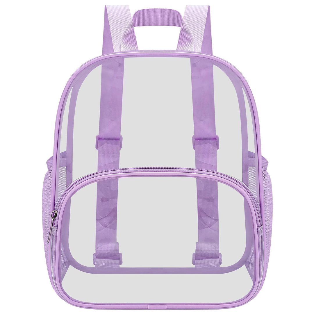 Unisex transparent everyday backpack with reinforced bottom and breathable straps Kalsten