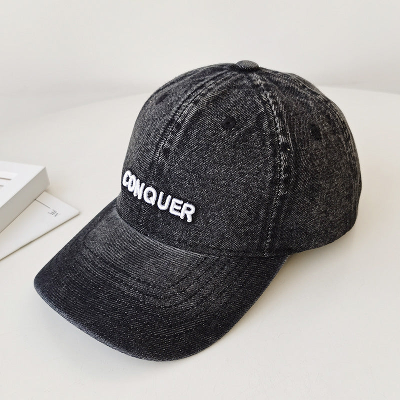 Women's Embroidered Casual Denim Cap Kalsten