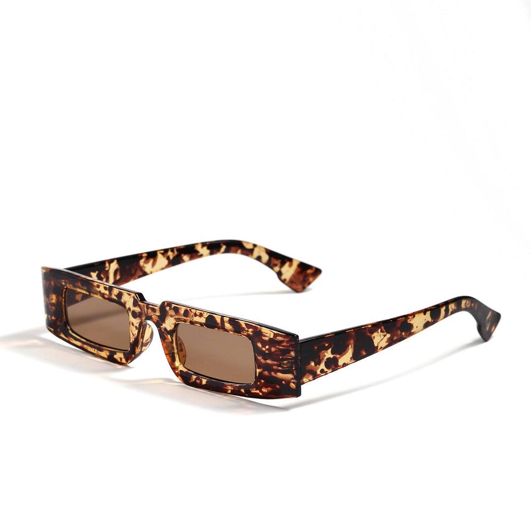 Women's fashionable geometric sunglasses with transparent frame and polarized lenses Kalsten