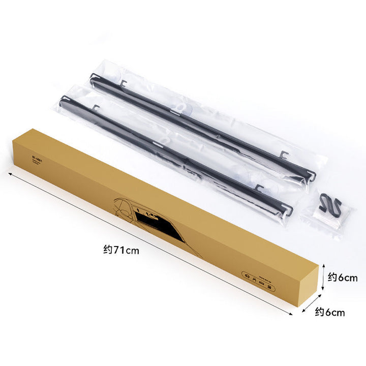 Unisex nan universal rain deflector set for side windows with mounting clips Kalsten