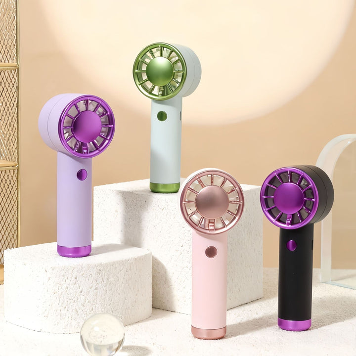 Women Portable Hand Fan with powerful battery technology and elegant design Kalsten