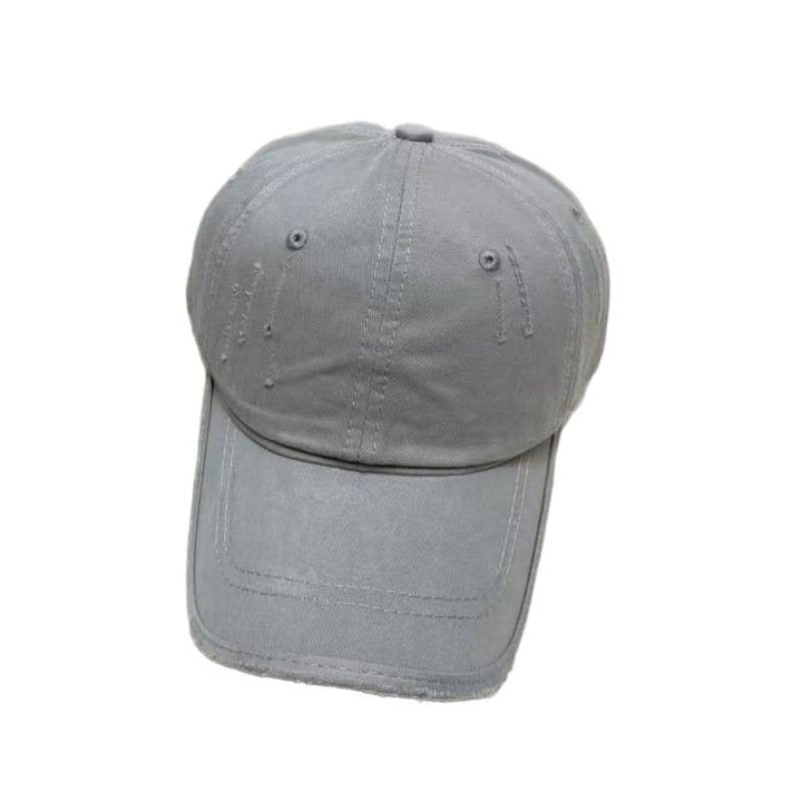 Women's Distressed Casual Twill Baseball Cap Kalsten