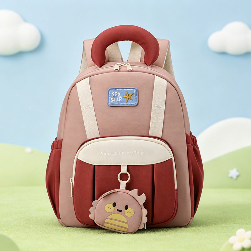 Children's Playful Character Design School Backpack