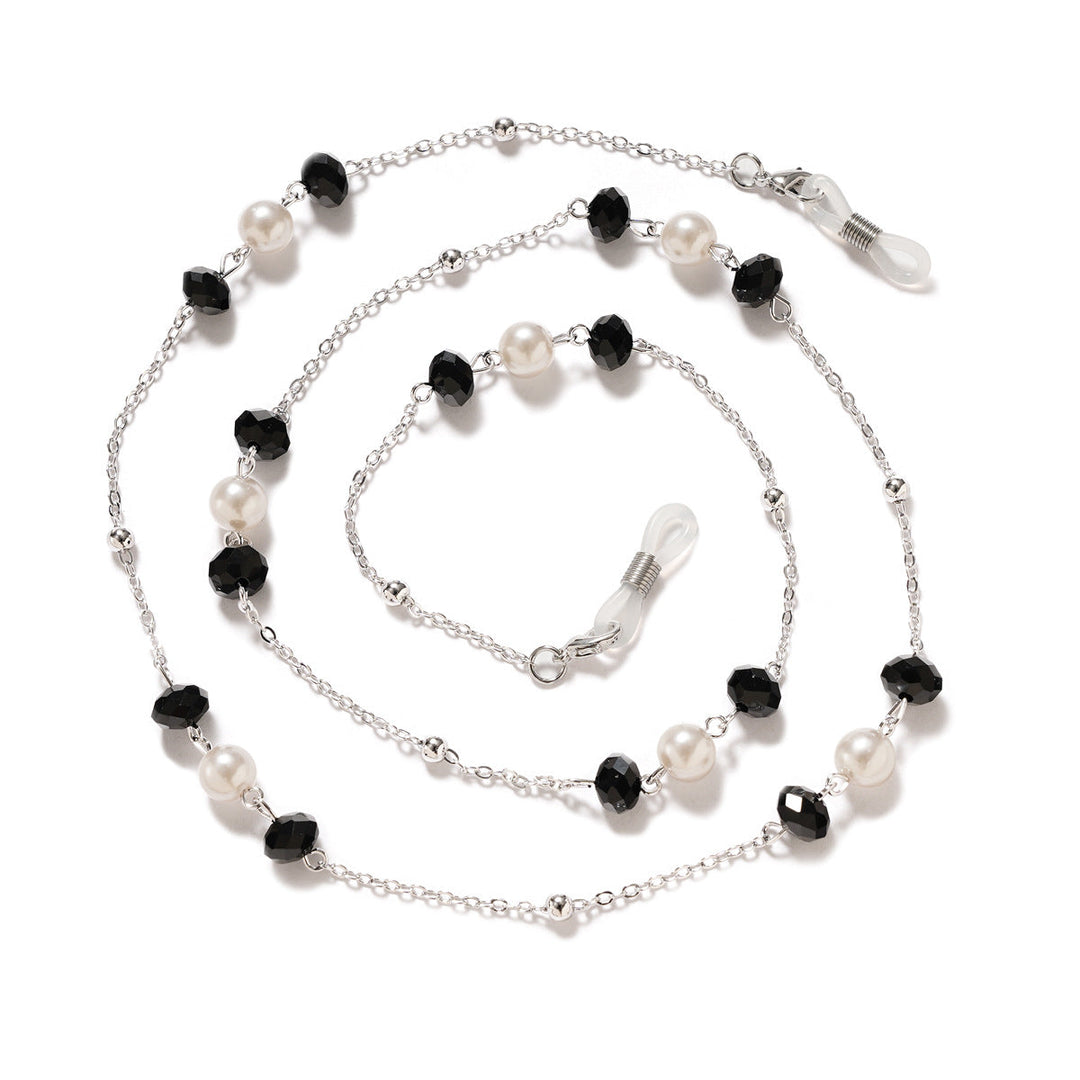 Elegant Pearl and Gemstone Eyewear Chain Kalsten