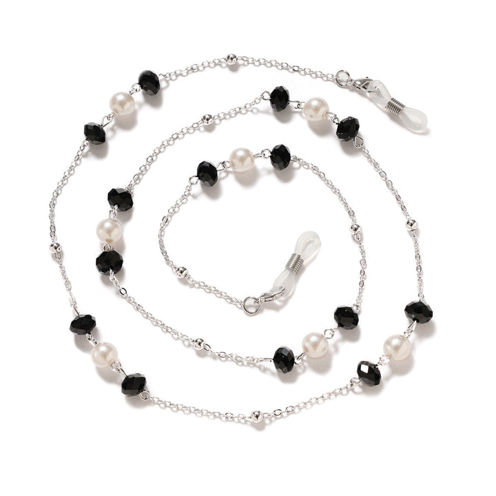 Elegant Pearl and Gemstone Eyewear Chain Kalsten