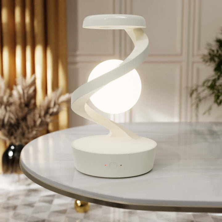 Rotating Moon Desk Lamp With Phone Wireless Charging Sensor Control Table Lamps Decorative Desktop Lamp Small Night Lamp Home Decor | Kalsten