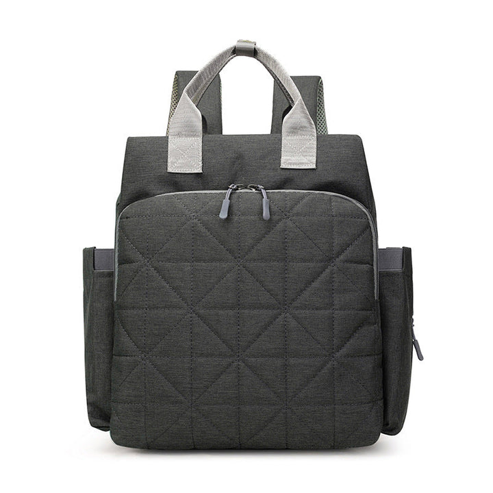 Quilted Multi-Functional Backpack