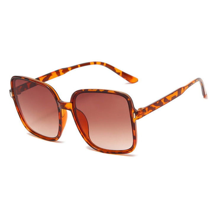 Women's large square sunglasses with bold pattern Kalsten