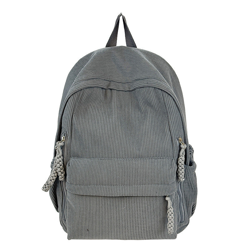 Textured Fabric Everyday Backpack Kalsten