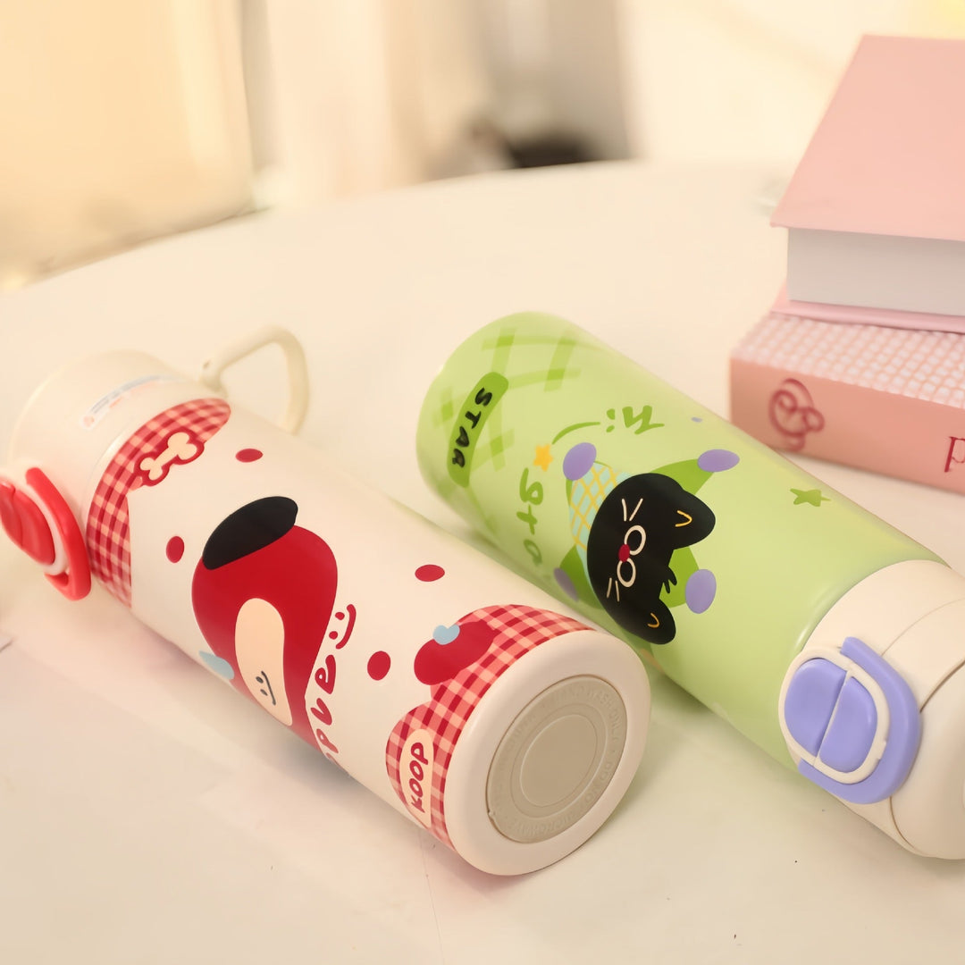 Ladies Insulated Drinking Bottle with Playful Design Kalsten