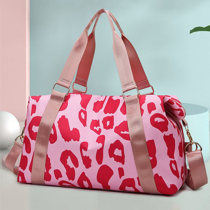 Sporty Tote Bag with Elegant Leopard Pattern Kalsten