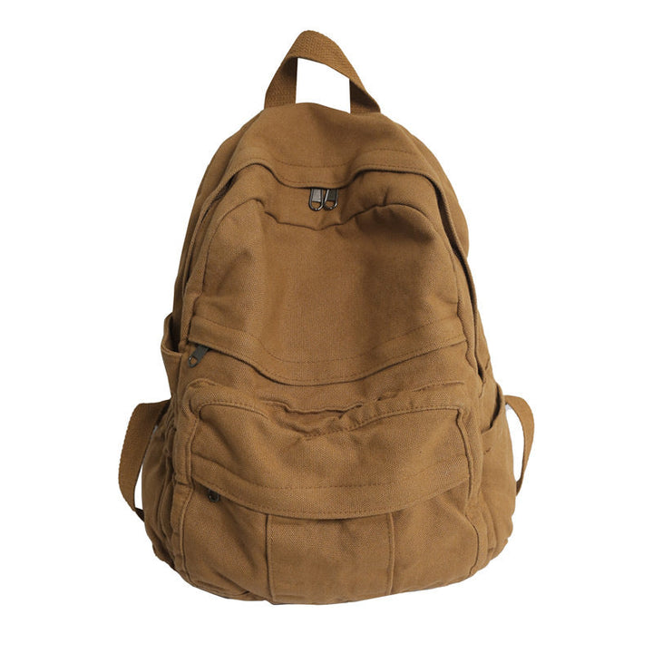 Multi-Functional Canvas School Backpack Kalsten
