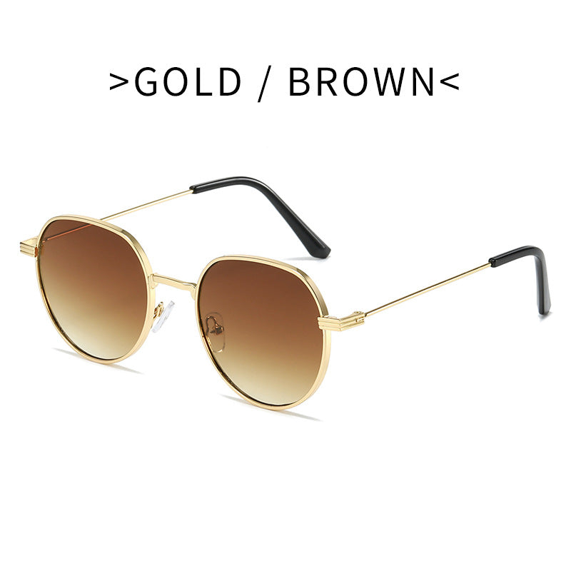 Women's Stylish Round Designer Sunglasses Kalsten