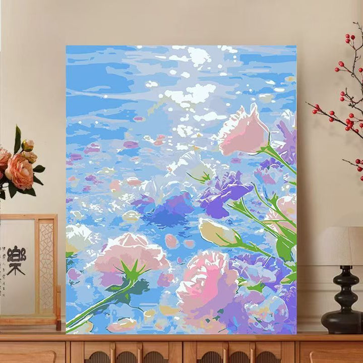 Floral Impressionist Canvas Art Print Kalsten