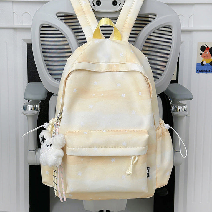 Adorable Star-Patterned School Backpack