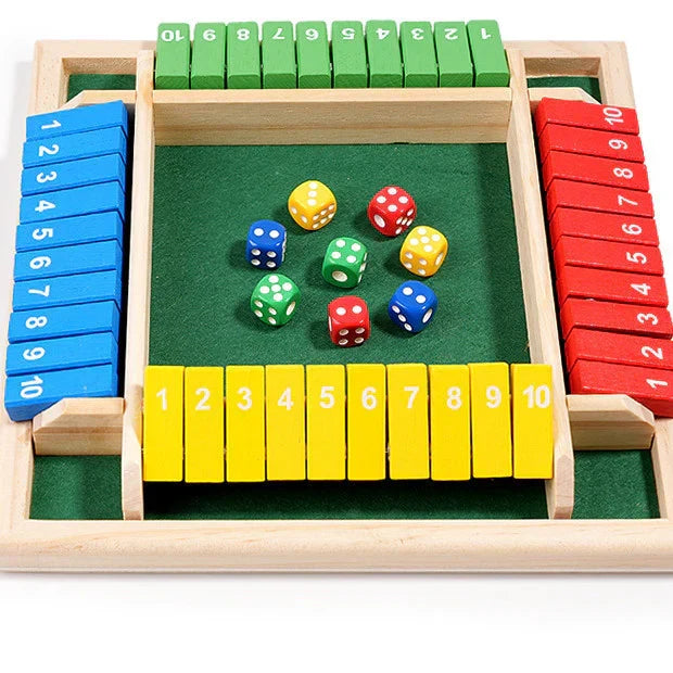 Shut The Box Game - Fun Table Math Game for Adults and Kids | Kalsten