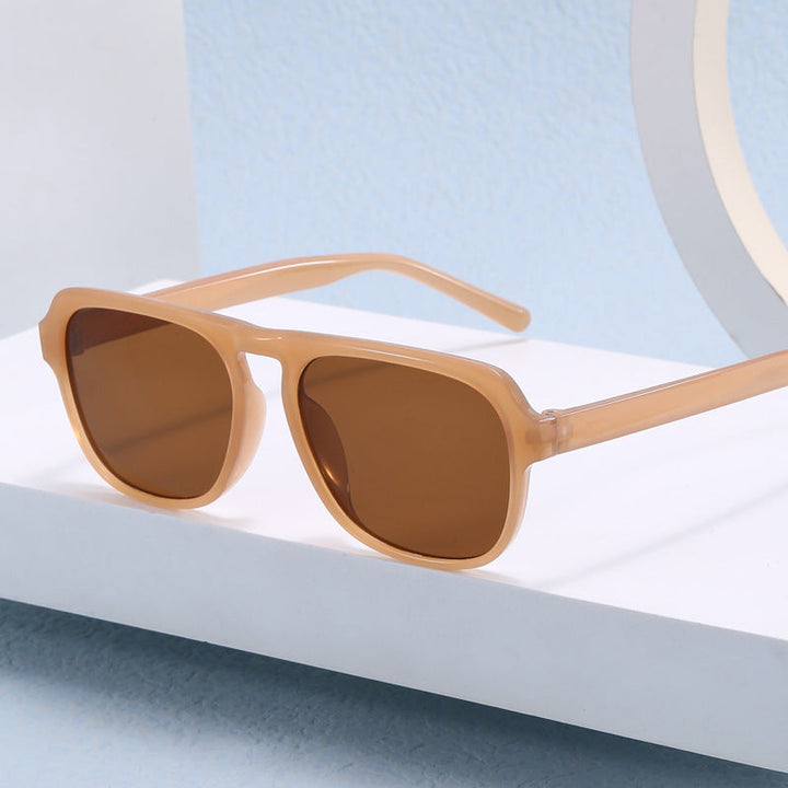 Women's modern rectangular sunglasses with polarized lenses Kalsten
