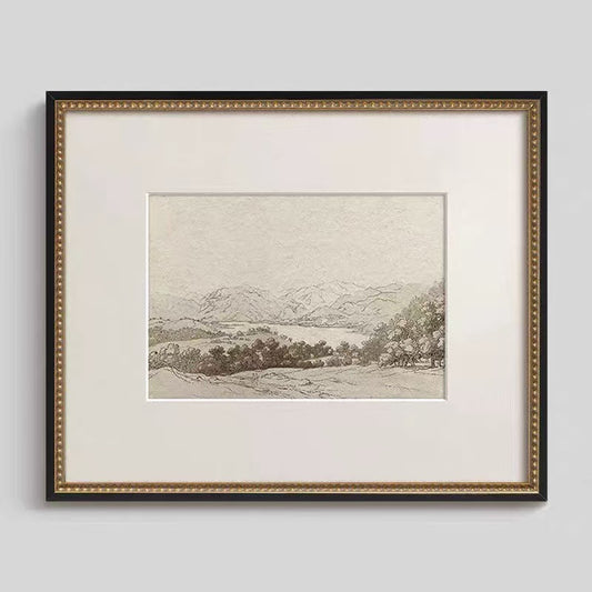 Framed Vintage Landscape Art
