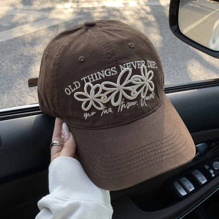 Women's Embroidered Denim Cap Kalsten