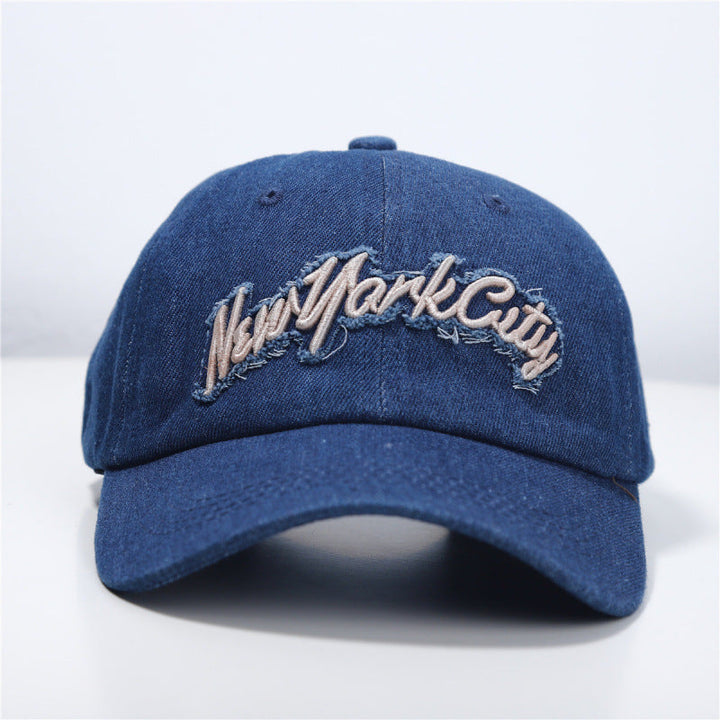Women's Distressed Denim Baseball Cap Kalsten 1784083711