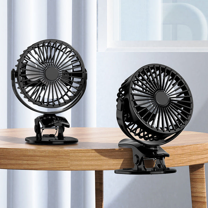Portable table fan with clip function and quiet operation Kalsten