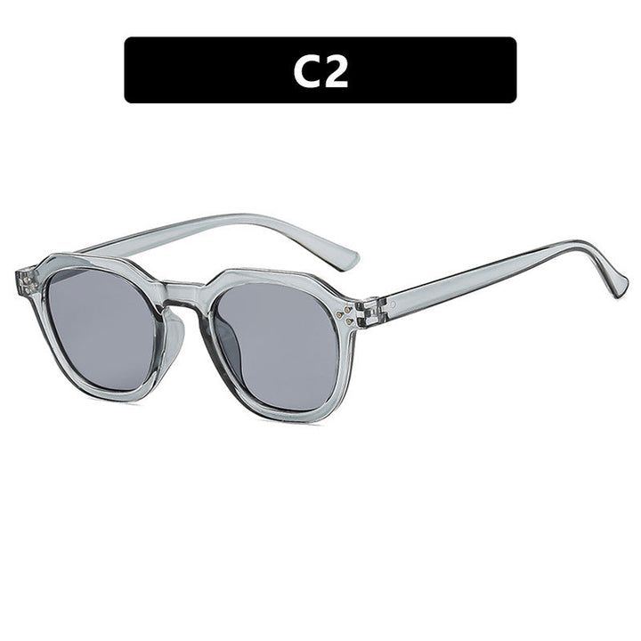 Ladies fashionable sunglasses in trendy hexagon design Kalsten