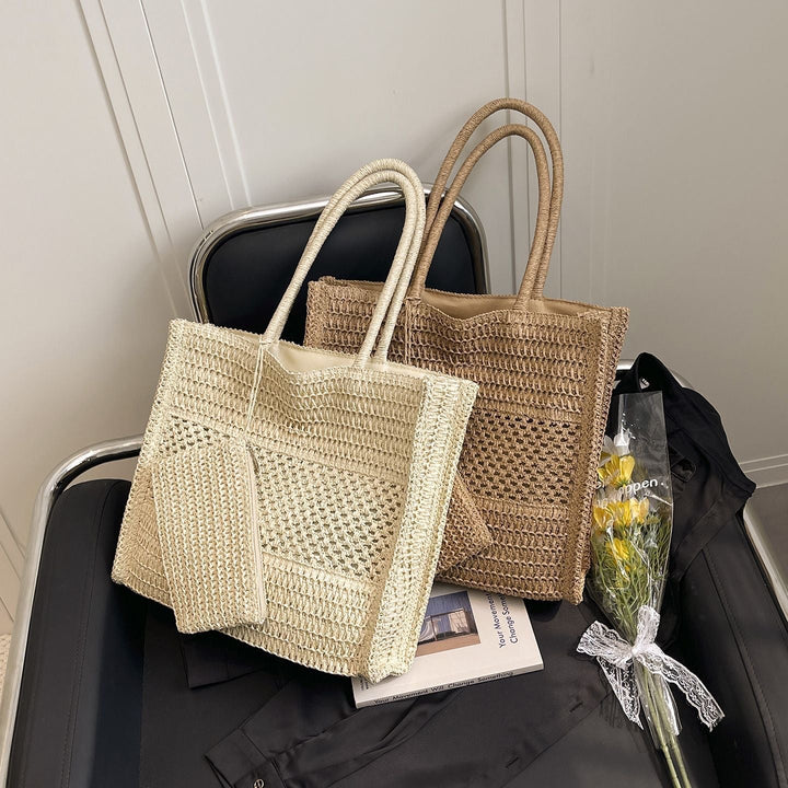 Handbag Made of Natural Weave Kalsten