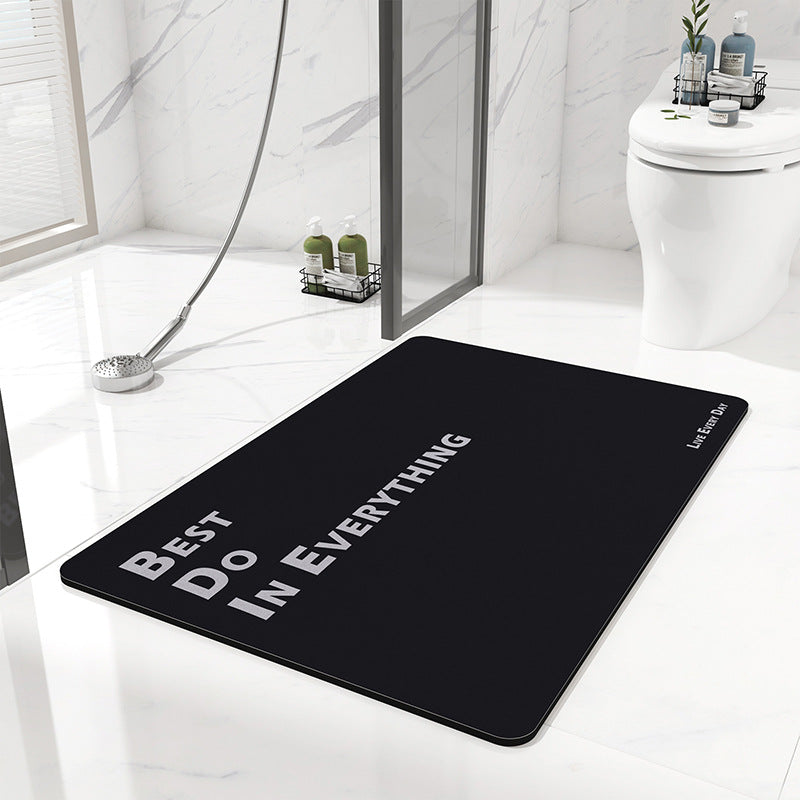 Checkered Pattern Bath Mat Kalsten