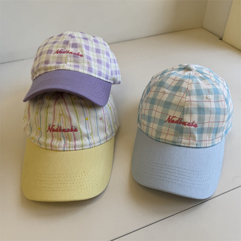 Women's Adjustable Plaid Baseball Cap Kalsten