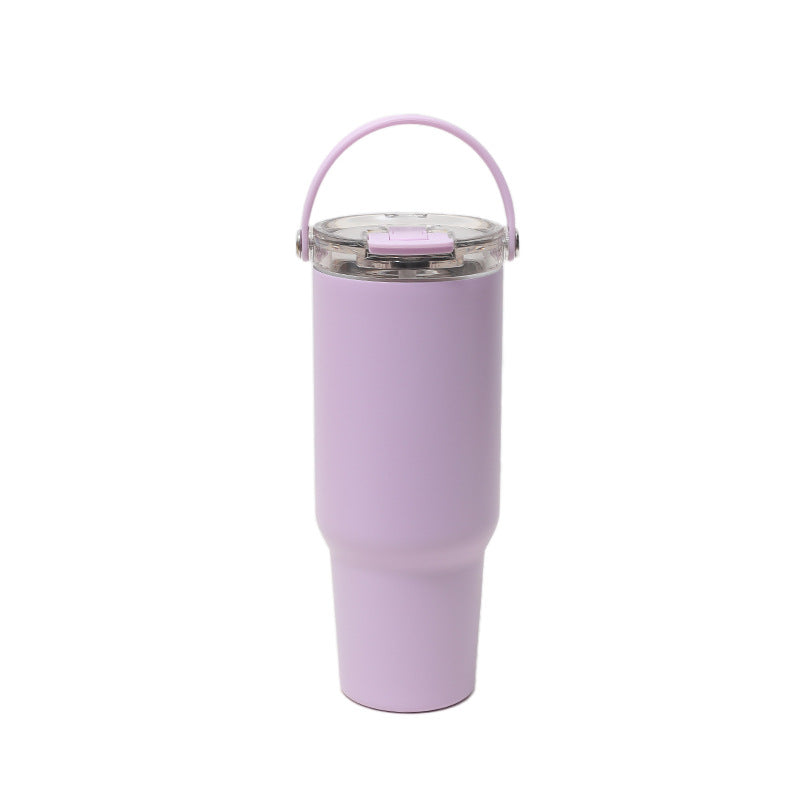 Women's insulated drinking cup with robust silicone grip and leak-proof lid Kalsten
