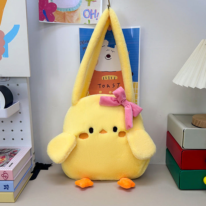 Cozy plush handbag in chicken design Kalsten