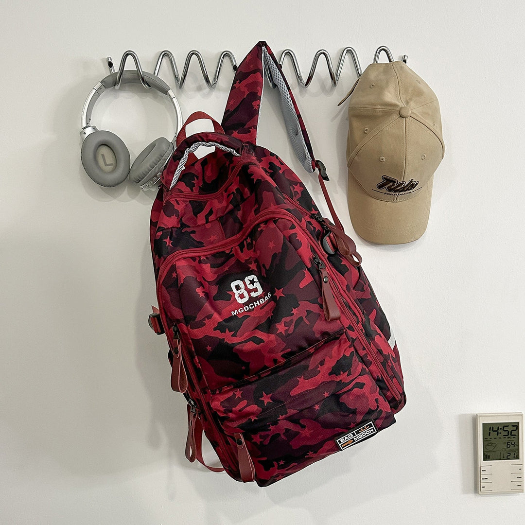 Multi-Functional Urban Camo School Backpack