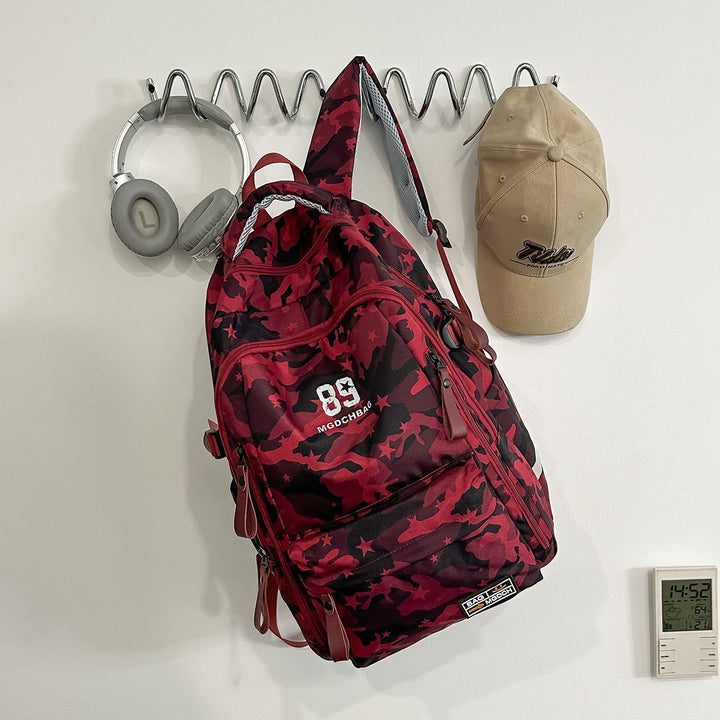 Multi-Functional Urban Camo School Backpack