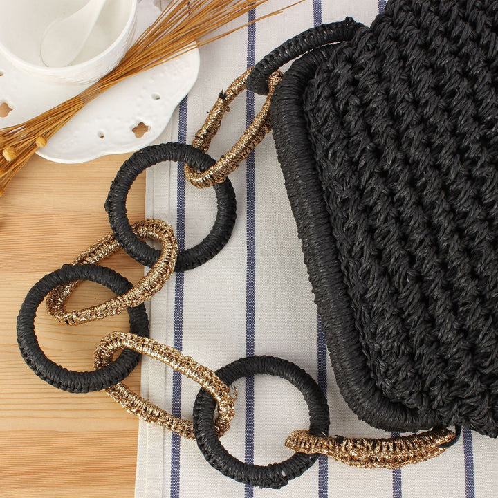 Stylish handbag with decorative chain strap Kalsten