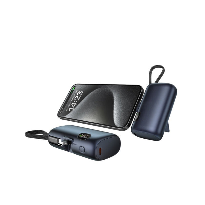 Portable power bank with digital power display and multifunction cable Kalsten