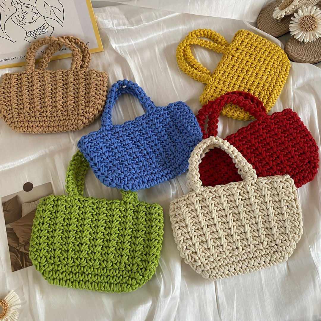 Hand-knotted cotton bag Kalsten