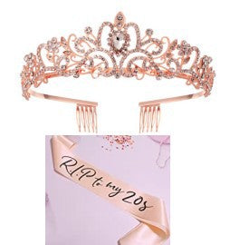 Ladies glamorous tiara with elegant design and sturdy hair combs Kalsten