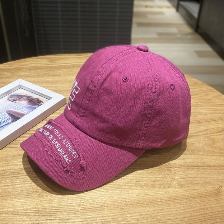 Women's Distressed Casual Denim Cap Kalsten