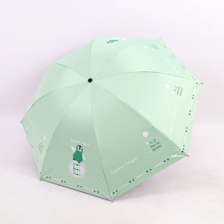 Women's Folding Umbrella with Fun Animal Design Kalsten