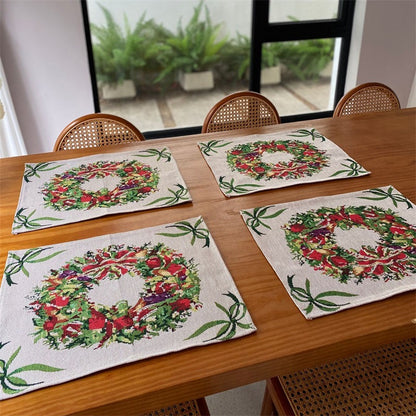 Festive Holiday-Themed Table Placemat