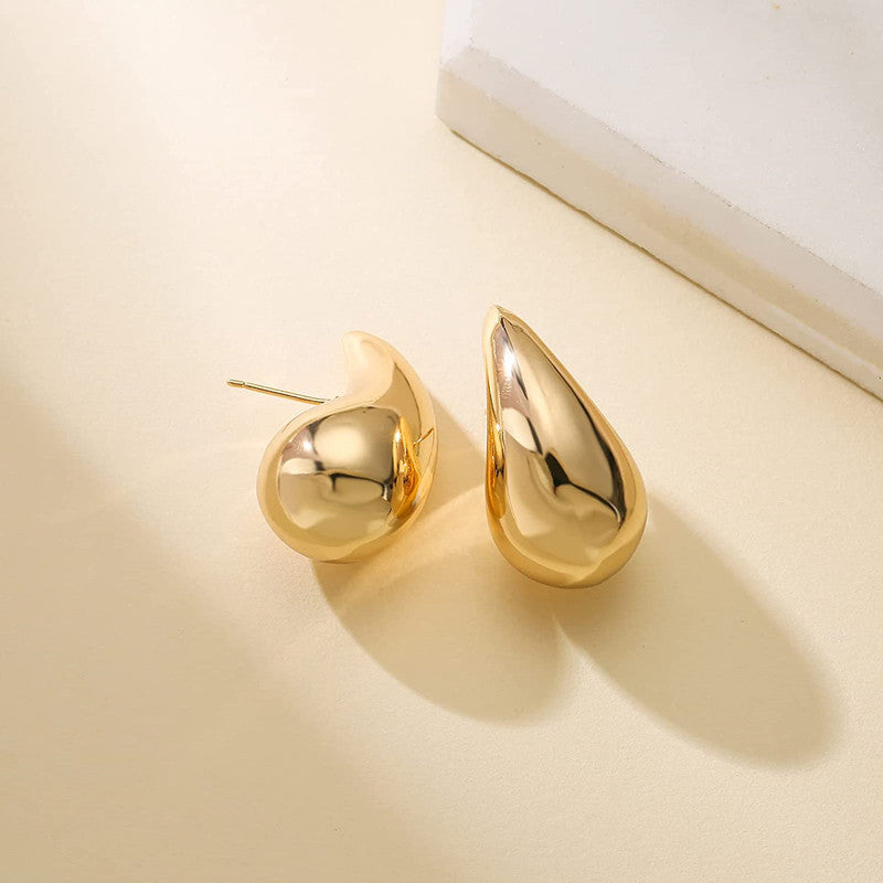 Elegant Curved Stud Earrings Kalsten